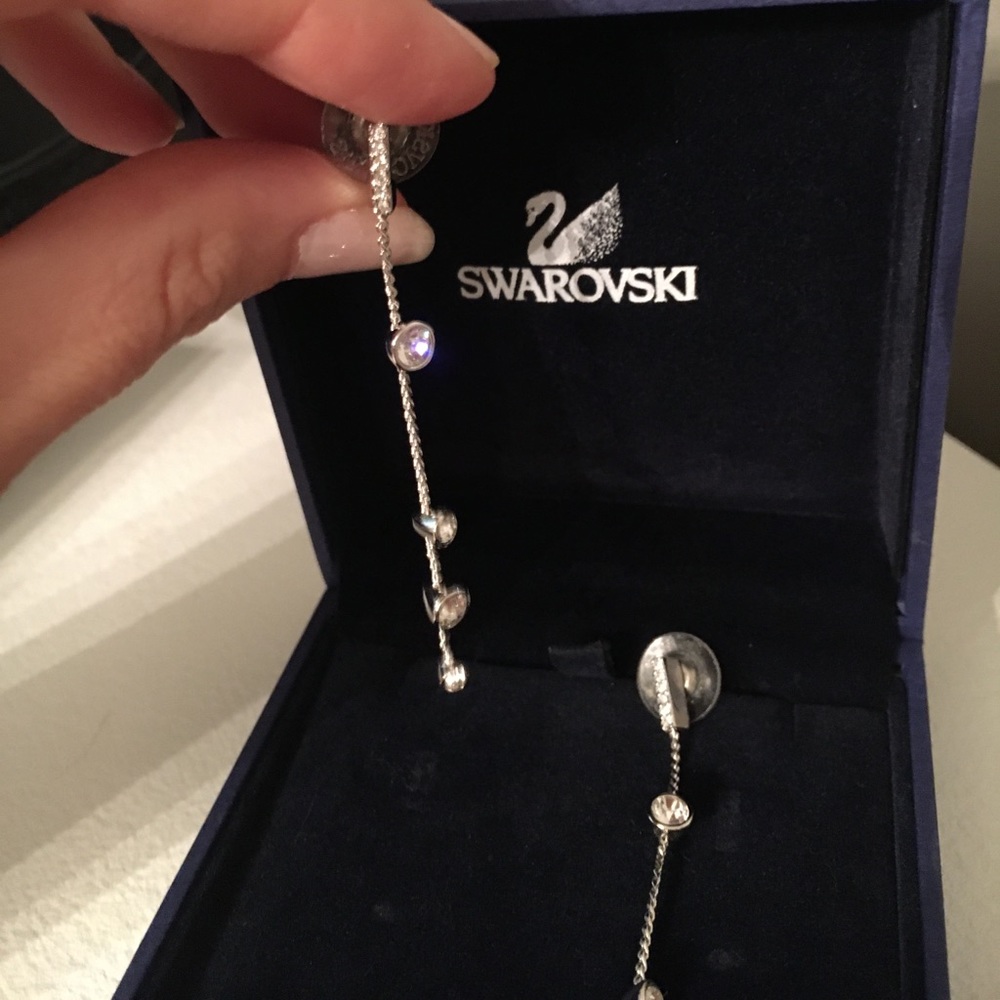 Swarovski crystal drop earrings